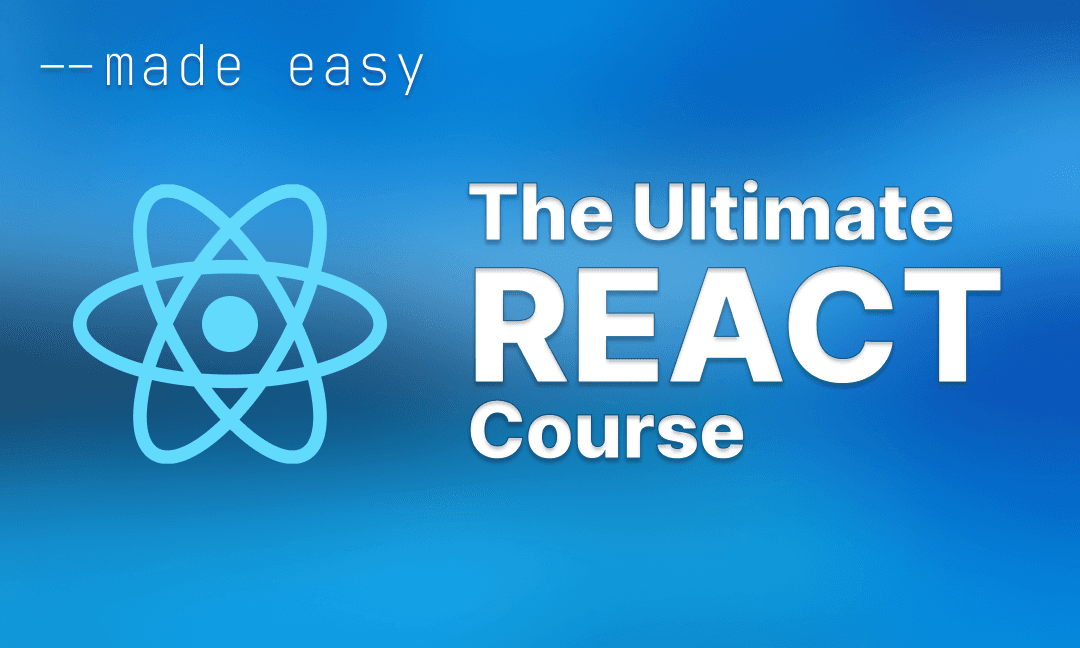 The ultimate React course thumbnail